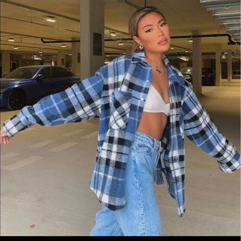 Zara plaid Shacket